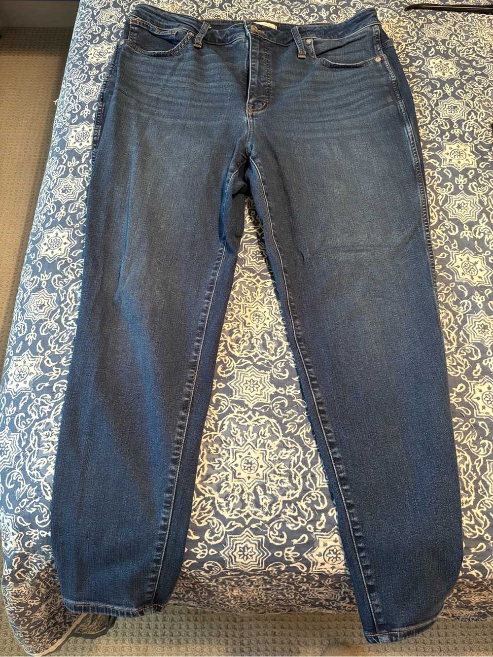 Madewell curvy high rise skinny jeans